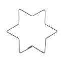Wykrawacz do Ciastek Gwiazda 6,5 cm Stal Nierdzewna do Zmywarki ORION
