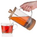 Zaparzacz Tłokowy do Kawy i Herbaty z Sitkiem Szklany Dzbanek ORION 400 ml