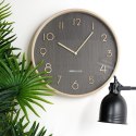 Zegar Ścienny 38 cm VILDE Okrągły Szary Płyta MDF Styl Klasyczny