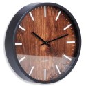 Zegar Ścienny Wiszący Okrągły Czarny Klasyczny do Salonu VILDE 29,5 cm
