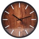 Zegar Ścienny Wiszący Okrągły Czarny Klasyczny do Salonu VILDE 29,5 cm