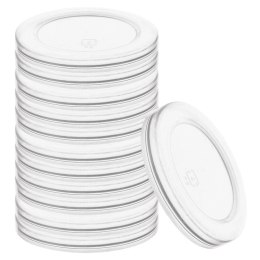 Zestaw 12 Pokrywek do Słoika Jogurt 62 cm Szczelna ORION Desery 200 ml