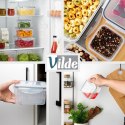 Zestaw 4 Pojemników Lunchbox Kwadrat Szczelny VILDE Mikrofala Zmywarka