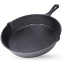 Żeliwna Patelnia 25 cm Odporna Okrągła Indukcja ORION