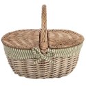 Kosz piknikowy wiklinowy zamykany 42x32x35 cm Grupa Orion Sp. z o.o.