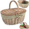Kosz piknikowy wiklinowy zamykany 42x32x35 cm Grupa Orion Sp. z o.o.