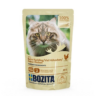 BOZITA Kawałki W Sosie Z Kurczakiem 85g Bozita