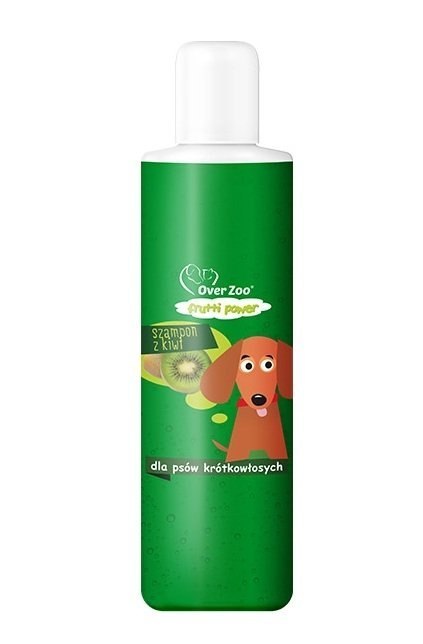 OVER ZOO Szampon Frutti Power Kiwi Dla Psów Krótkowłosych 200ml Over Zoo