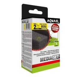 AQUAEL Wkład Filtracyjny Gąbkowy Fan Mini Plus MediaSet 2szt AQUA EL