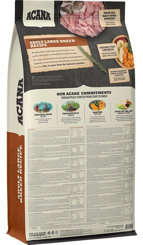 Acana Heritage Adult Large Breed 17kg Acana