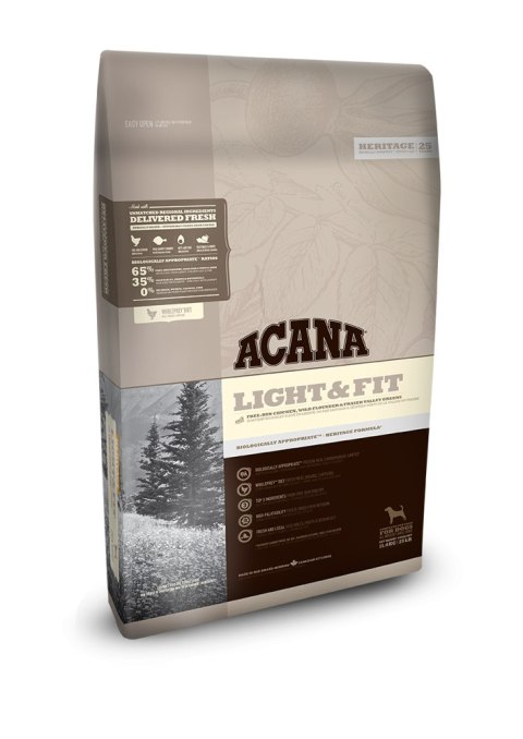 Nadwaga Acana Heritage Light & Fit Dog 11,4kg Acana