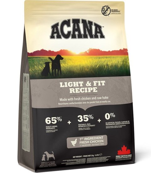 Acana Heritage Light & Fit Dog 2kg Acana