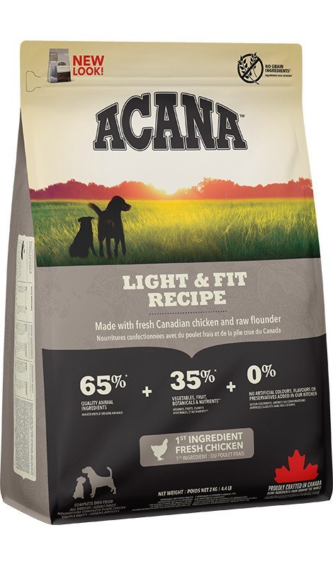 Acana Heritage Light & Fit Dog 2kg Acana