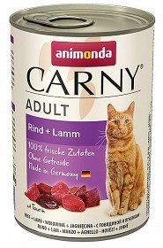 Animonda Cat Carny Adult Wołowina I Jagnięcina 400g Animonda
