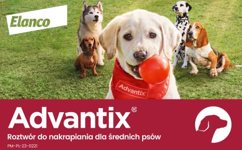Bayer Advantix Krople Na Kleszcze I Pchły 2,5ml Bayer