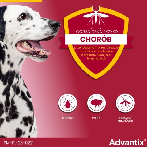 Bayer Advantix Krople Na Kleszcze I Pchły 4x4ml Bayer
