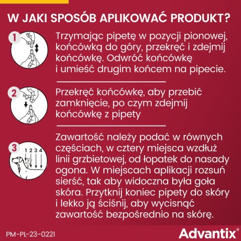 Bayer Advantix Krople Na Kleszcze I Pchły 4ml Bayer