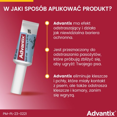 Bayer Advantix Krople Na Kleszcze I Pchły 4ml Bayer