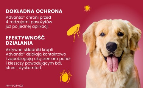 Bayer Advantix Krople Na Kleszcze I Pchły 4ml Bayer