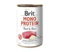 Brit Mono Protein Beef & Brown Rice 400g Brit