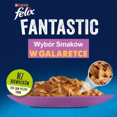 Felix Fantastic Mix Mięsny W Galaretce 44x85g Felix