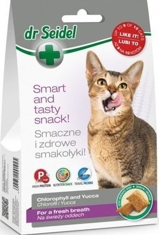 Laboratorium DermaPharm Dr Seidel Smakołyki Na Świeży Oddech Dla Kota 50g Laboratorium DermaPharm