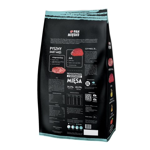 PAN MIĘSKO Wieprzowina Z Dzikiem XL 20kg PAN MIĘSKO