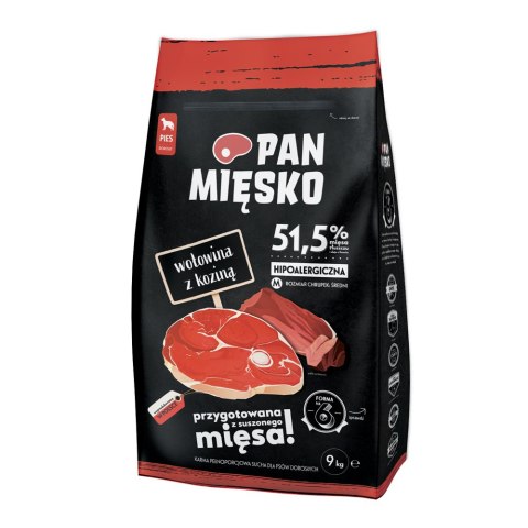PAN MIĘSKO Wołowina Z Koziną M 9kg PAN MIĘSKO
