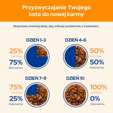 Purina Cat Chow Adult Wołowina Z Bakłażanem 85g Purina Cat Chow