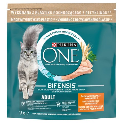 Purina One Cat Adult Z Kurczakiem Dla Kota 1,5kg PURINA ONE