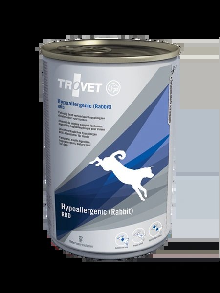 TROVET RRD Hypoallergenic - Rabbit (dla psa) 400g - puszka Trovet