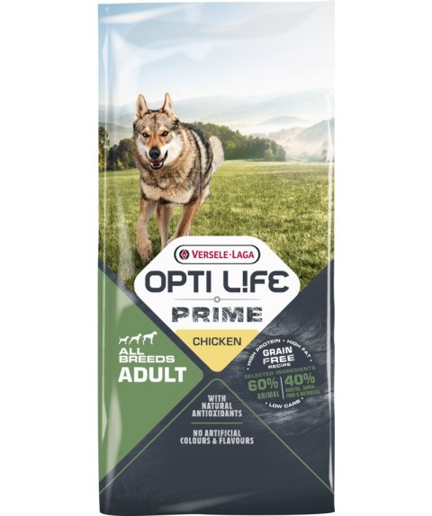 Versele-Laga Opti Life Prime Adult Chicken 12,5kg Versele-Laga