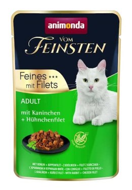 ANIMONDA Cat Vom Feinsten Adult Królik + Filet Z Kurczaka Saszetka 85g Animonda