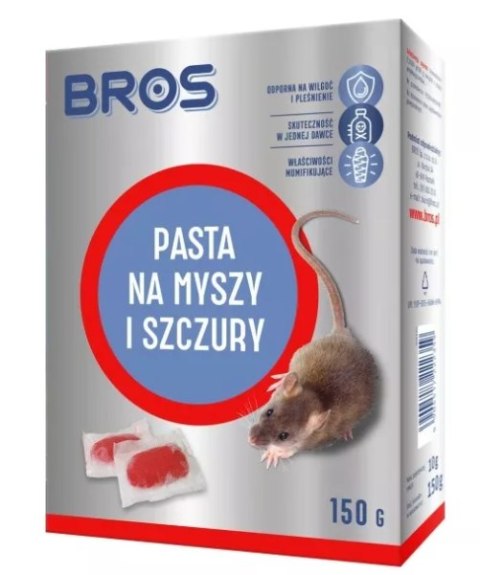 BROS - pasta na myszy i szczury 150g Bros Sp z o.o.