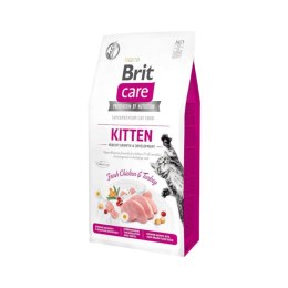 Brit Care Cat Grain-Free Kitten Healthy Growth & Development Z Kurczakiem I Indykiem 7kg Brit