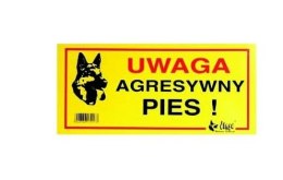 Dingo Tabliczka Ostrzegawcza 