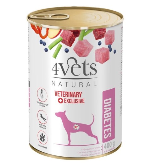 Dolina Noteci 4Vets Dog Diabetes 400g 4Vets Natural