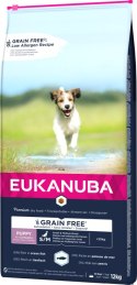 Eukanuba Puppy&Junior Small/Medium Grain Free Łosoś 12kg Eukanuba