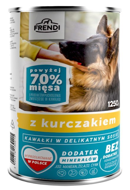 Frendi Kawałki W Delikatnym Sosie Z Kurczakiem 1250g Frendi