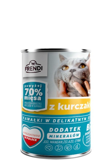 Frendi Kawałki W Delikatnym Sosie Z Kurczakiem 400g Frendi