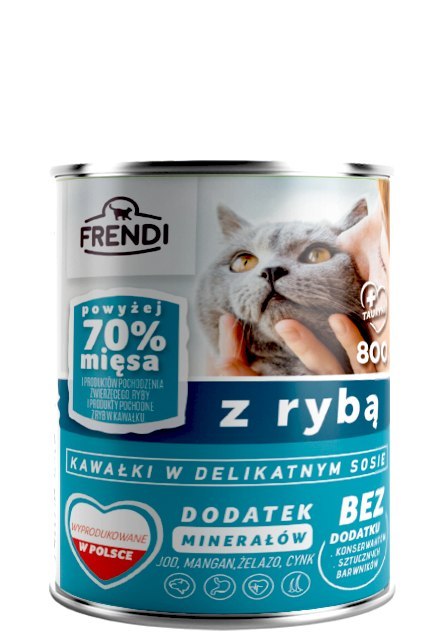 Frendi Kawałki W Delikatnym Sosie Z Rybą 800g Frendi