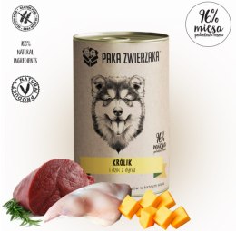 Paka Zwierzaka Królik I Dzik Z Dynią 400g Paka Zwierzaka