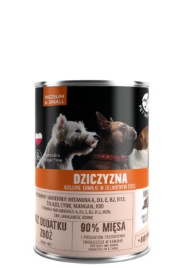 PetRepublic Dziczyzna Krojone Kawałki W Delikatnym Sosie 400g Pet Republic