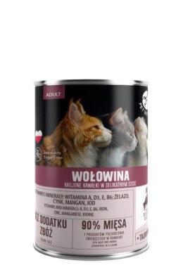 PetRepublic Wołowina Krojone Kawałki W Delikatnym Sosie 400g Pet Republic