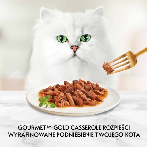 Purina Gourmet Gold kaczka/indyk w sosie 85g Gourmet