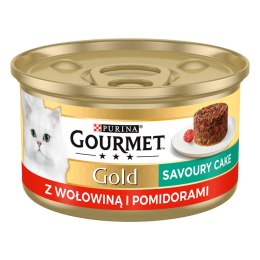 Purina Gourmet Gold wołowina w pomidorach 85g Gourmet
