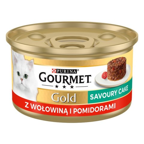 Purina Gourmet Gold wołowina w pomidorach 85g Gourmet