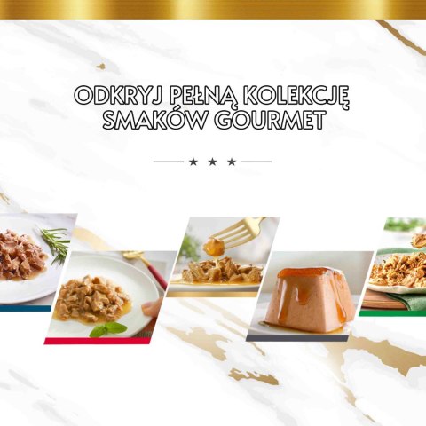 Purina Gourmet Perle Karma dla kotów mini fileciki w sosie z wołowiną i marchewką 85 g Gourmet