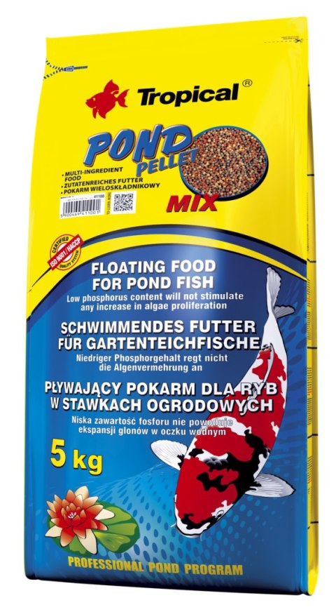 TROPICAL Pond Pellet Mix 5kg Tropical