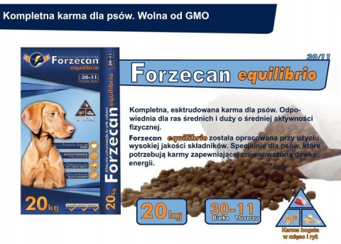 Forzecan Equilibrio 45% MIĘSA bez GMO 20kg Forzecan